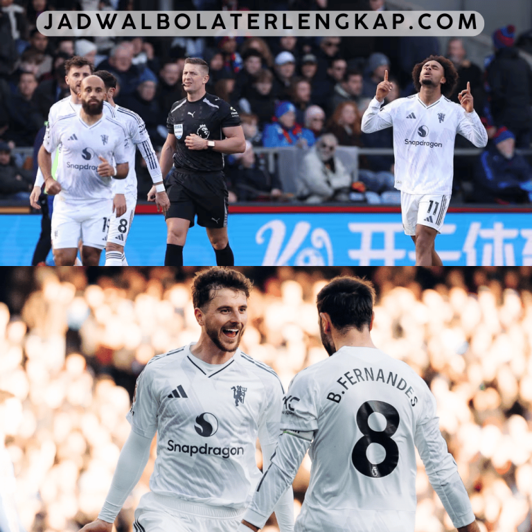 Prediksi Skor Man United vs Crystal Palace, King Mu Diunggulkan