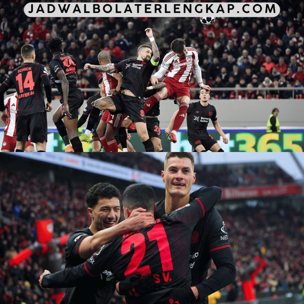 Hasil Olympiakos vs Bayer Leverkusen 0-2 di Playoff 16 Besar Liga Champions 19/02/2026
