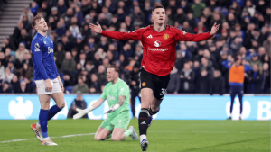 Hasil Pertandingan Everton vs Manchester United