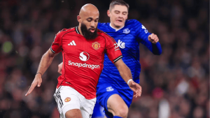 Hasil Pertandingan Everton vs Manchester United