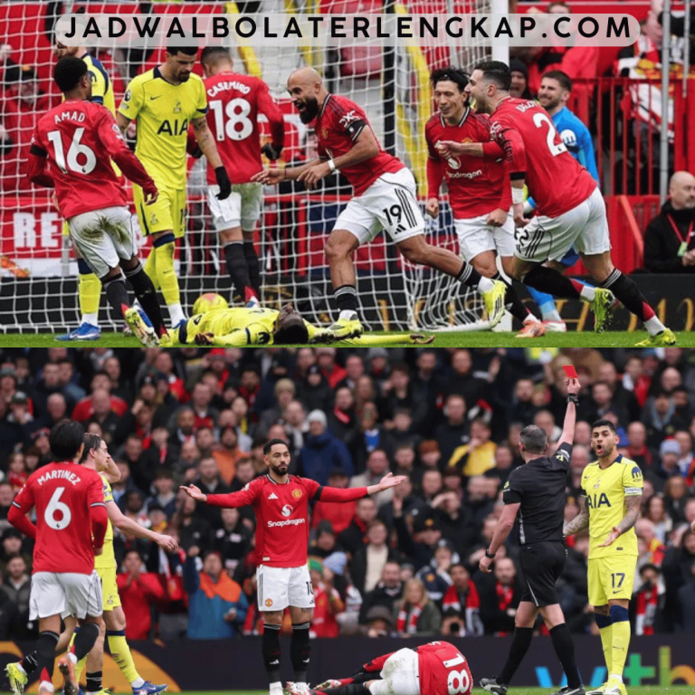 Man United vs Tottenham: Setan Merah Menang 2-0 di Old Trafford