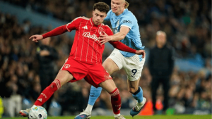 Hasil Pertandingan Manchester City vs Nottingham